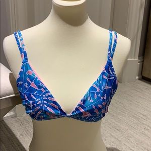 Kula Kinis Castaway bikini top blue pink - XL